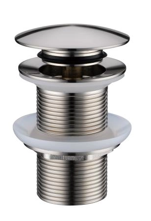 Слив для раковины Boheme автомат(клик-клак) Nikel Brush 612-NB