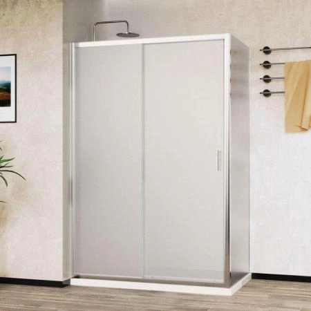 Душевой уголок Vincea City VSR-5CT9012MT, 1200*900, хром, стекло текстурное