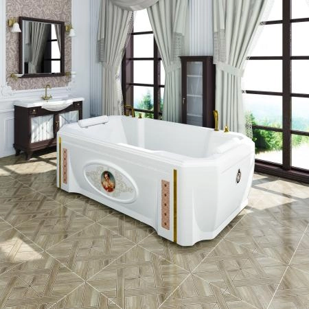 Ванна "ФОНТЕНБЛО" (чаша, рама-подставка, подголовник - 2 шт.)