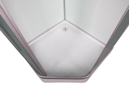 Душевая кабина Esbano 100x100 трапеция матовое стекло ESKB100PR