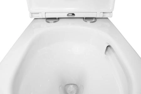 Унитаз напольный Azario Grado (ТОРНАДО) 665х380х845 безободковый с бачком и сидением (AZ-2141UQ1)