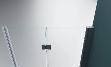 Душевая дверь BelBagno ALBANO 100 прозрачное стекло 6 мм профиль хром ALBANO-BS-13-30+70-C-Cr