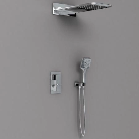 Душевой комплект Vincea VSFW-103TCH термостатический встраиваемый, двухрежимный, хром
