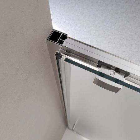 Душевая дверь BelBagno LUCE 120 матовое стекло 6 мм профиль хром LUCE-BF-1-120-P-Cr