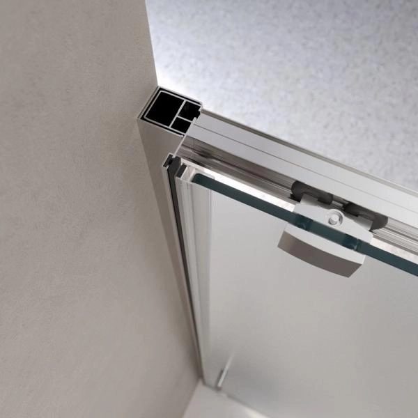 Душевая дверь BelBagno LUCE 120 матовое стекло 6 мм профиль хром LUCE-BF-1-120-P-Cr