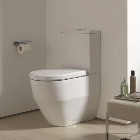 Laufen Pro Унитаз моноблок, приставной 36х65х44см., слив универсальный, подвод сбоку, цвет: белый