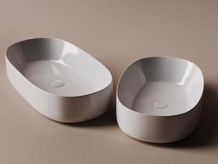 Умывальник чаша накладная овальная Element 675x350x140мм