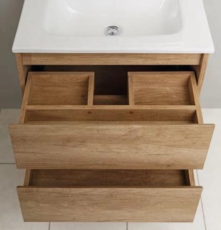 Тумба под раковину Belbagno KRAFT Bianco Opaco подвесная KRAFT-600-2C-SO-BO
