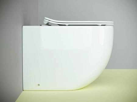 Напольный приставной унитаз Metropol Rimless