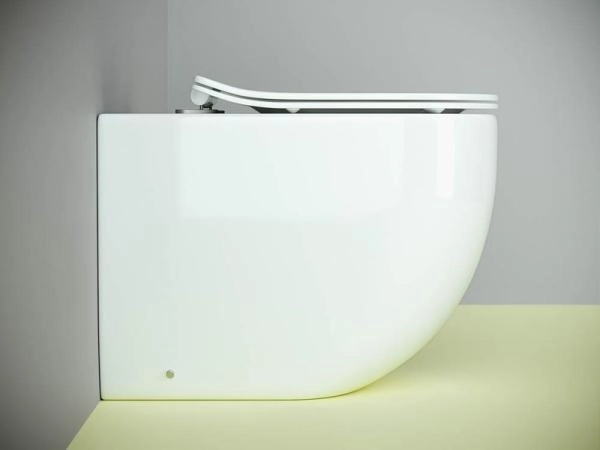 Напольный приставной унитаз Metropol Rimless