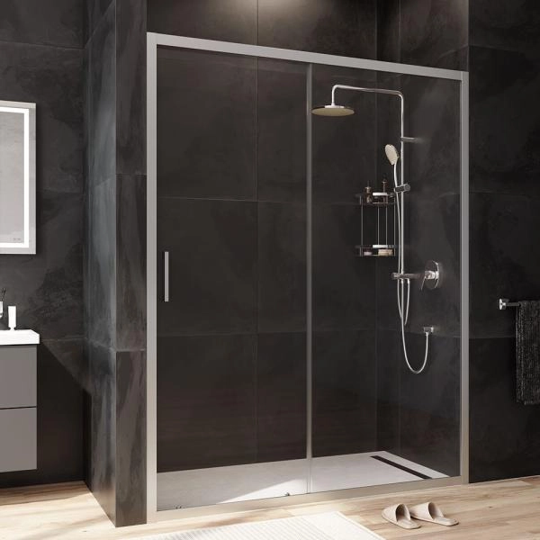 Дверь душевая в нишу AM.PM Gem W90G-150-1-195MT прозрачное, профиль хром матовый