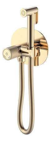 Смеситель гигиенический Boheme TECH Gold 157-G