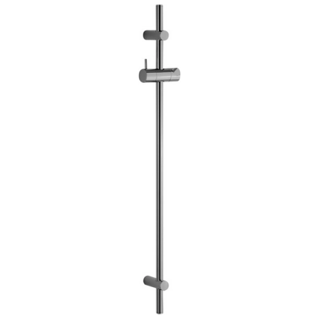 HUBER Shower Штанга душевая настенная 61 см с держателем для лейки, цвет: хром