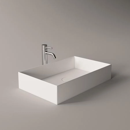 Alice Spy Rectangular Раковина 60x38х12см., накладная, без отв., цвет: белый глянцевый