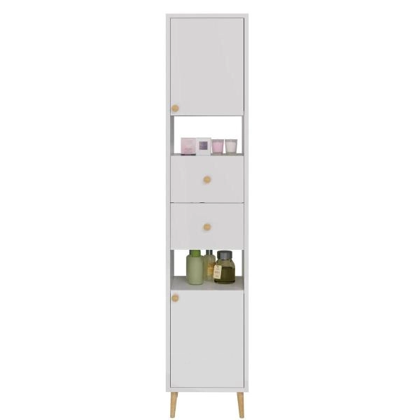 Шкаф-колонна DREJA LUNO 99.2004 35 см, белый