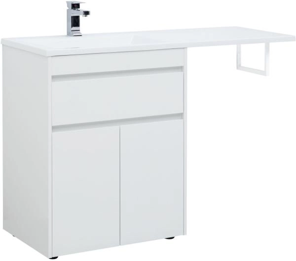 Тумба под раковину Aquanet Токио 68 белый (напольная, 1 ящик, 2 дверцы)
