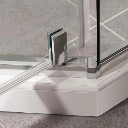 Душевой уголок Vincea Slim-U VSP-2SU900CL, 900*900, хром, стекло прозрачное