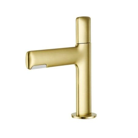 Смеситель Gappo G1052-81 для раковины сатин золотой