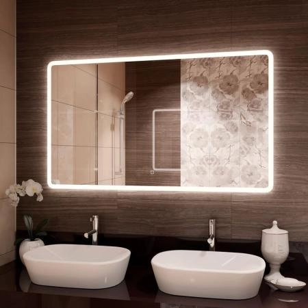 Зеркало Континент Demure medium 1200x700 ЗЛП293 с подсветкой