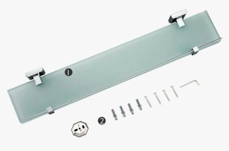 Полка для ванной стеклянная Gappo G3807 60 см