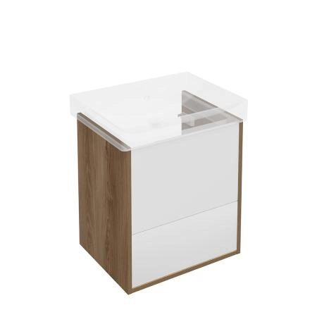 Тумба Kerama Marazzi PRO ПРО PRO.55.2\OLM подвесная 2 ящика 55, швейцарский вяз
