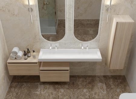 Ящик под столешницу Boheme 60см LIGHT OAK VALLESSI UNO-S 897-060-L
