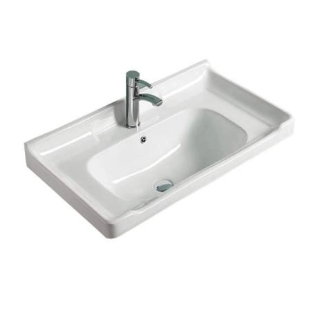 Тумба с раковиной Comforty Рига-80 дуб сонома