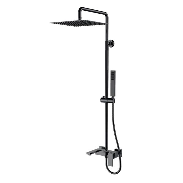 Стойка для душа Boheme QUBIC Shine Gun Metal 478-SGM
