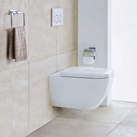 Duravit Happy D.2 Унитаз подвесной безободковый 54х36.5см., с креплением, Hygiene-Glaze, цвет: белый