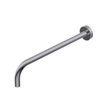 Ritmonio Shower heads Кронштейн верхнего душа L=35см., горизонтальный, круглый, из латуни, цвет: Brushed
