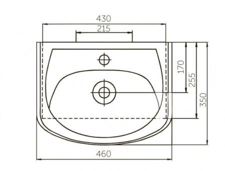 Тумба Corozo Монро 45, Уют 45(раковина отдельно)