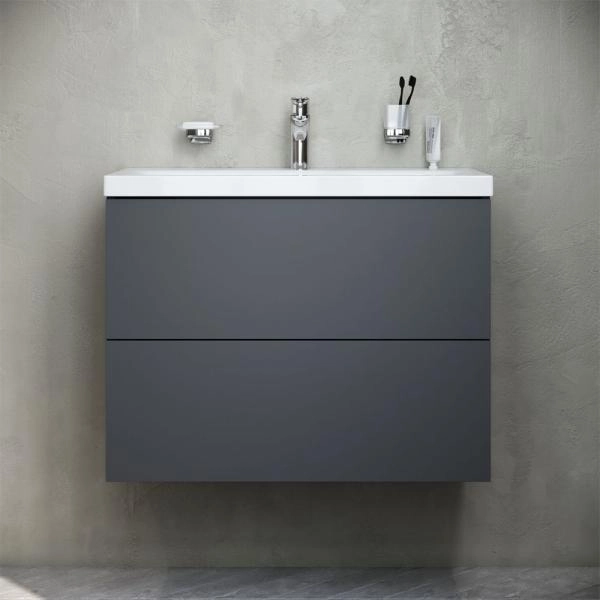 Тумба под раковину подвесная AM.PM GEM M90FHX07522GM графит матовый