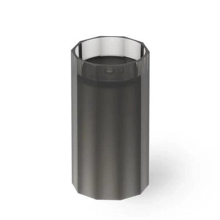 Dea Design Pedestal Basin Раковина 48х45.6х90см., напольная, без отв., Glasstech, прозрачная смола, цвет: Smoky Black R4