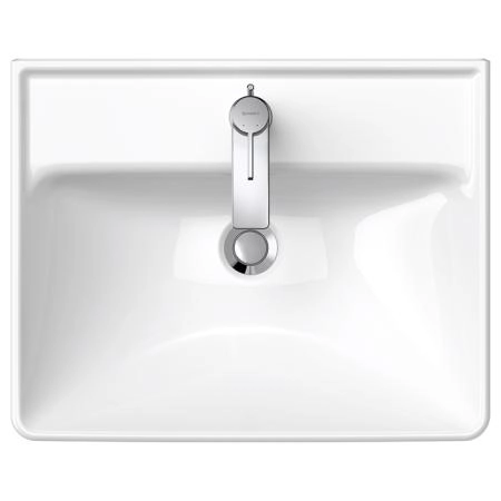 Duravit D-Neo Раковина накладная 55х44см, с переливом, с 1 отв., цвет: белый