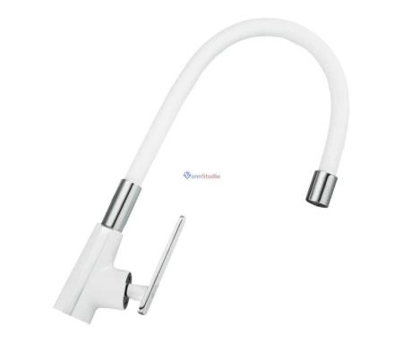 Смеситель для кухни Frap F4458 белый хром