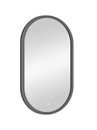 Зеркало Континент Prime standart 450x800 серый ЗЛП1079 с подсветкой