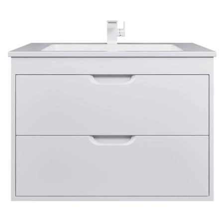 Тумба под раковину для ванной Uperwood Modul 80 см, подвесная, матовая, белая