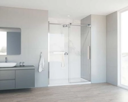 Душевая дверь Vincea Como Soft VDS-1CS140CL, 1400, хром, стекло прозрачное