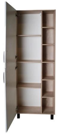 Пенал ASB-Mebel Адель 60 Белый/Дуб Сонома