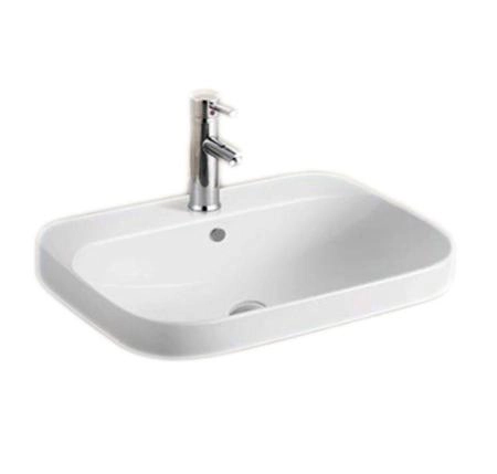 Раковина SantiLine SL-2108 60x45 встраиваемая керамическая Белый