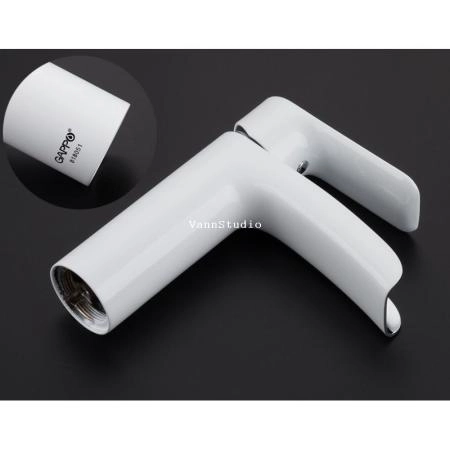 Смеситель Gappo G1048-8 для раковины, белый хром
