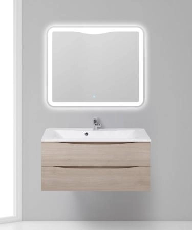 Тумба под раковину Belbagno MARINO Nero Lucido подвесная 1000x445x500 MARINO-1000-2C-SO-NL-P