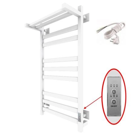 Полотенцесушитель Тругор Пэк сп 21 кв П 80х50 белый ВГП электрический