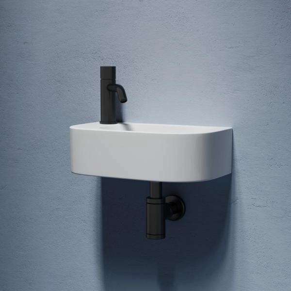 Умывальник подвесной прямоугольный (чаша справа, отверстие под смеситель слева) Element 409x224x110мм