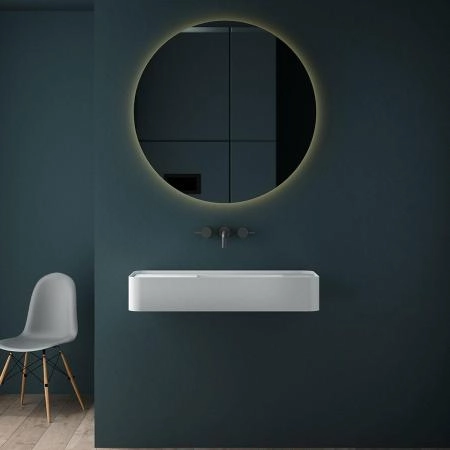 Раковина Vincea VWB-6S480MW, 800*400*150, подвесная, цвет белый матовый искусственный камень