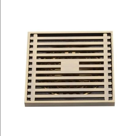 Душевой трап Gappo G81004-4 бронза 100x100мм