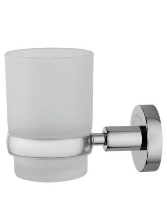 Стакан для зубных щеток с держателем WONZON & WOGHAND EASY, Хром (WW-8121)