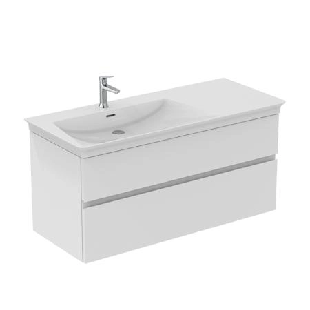 Ideal Standard Finesse Тумба с раковиной 120x50см, подвесная, SX, 2 ящика, 1 отв., цвет: белый матовый