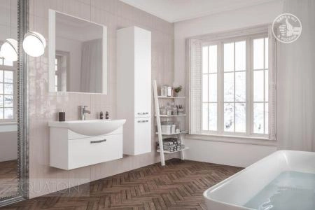 Акватон Ария 80 см Тумба, цвет белый