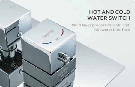Душевая система Gappo G7107-40 с термостатом встраиваемая